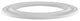 2 Spot Light Ring White Trim 8" ID x 12" OD Mini Medallion |