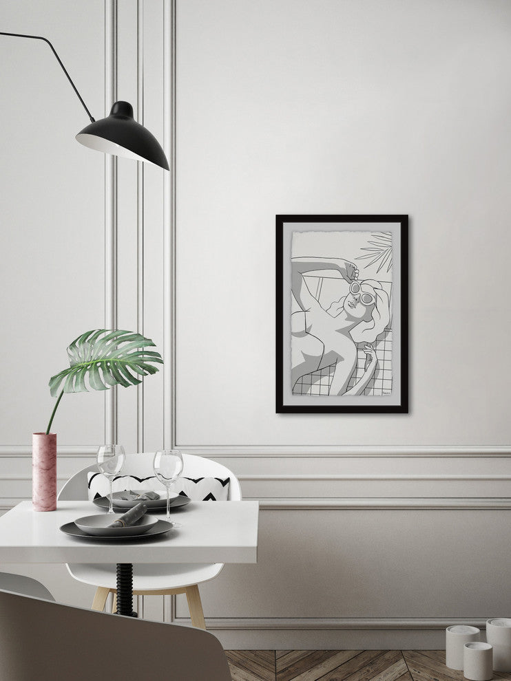 "Sunnies Extra" Framed Painting Print, 30"x45"