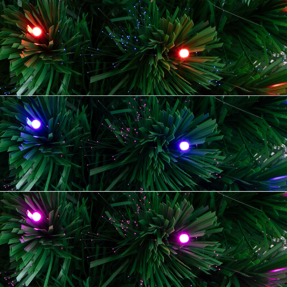 6ft. Slim Pre-Lit Fiber Optic Artificial Christmas Tree