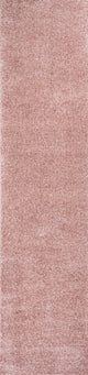 Haze Solid Low-Pile Pink 2 ft. x 14 ft. Runner Rug