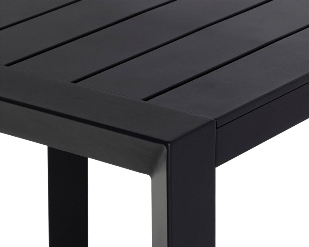 Merano Dining Table, Black, 37"
