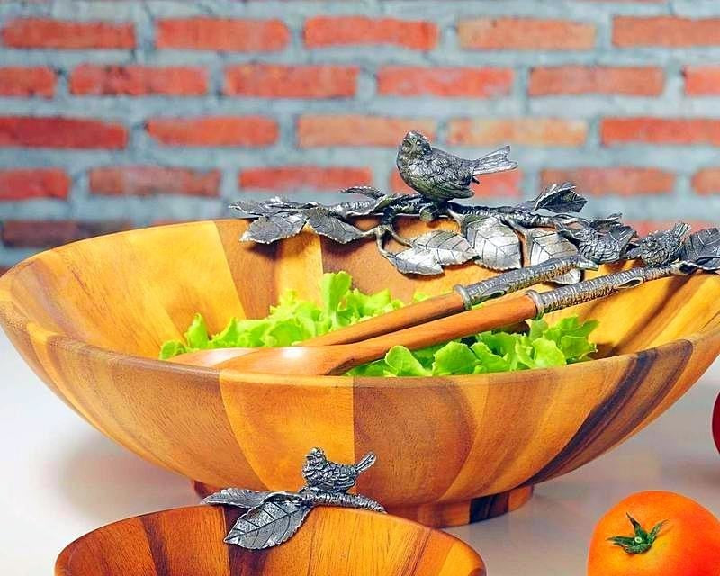 Song Bird Salad Serving Bowl