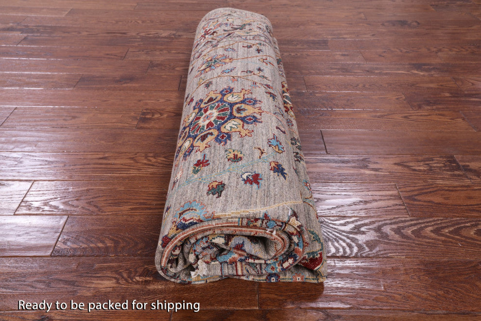 Persian Tabriz Handmade Wool Rug 8' 2" X 11' 6" Q10112