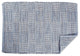 DII Blue Squares Recycled Yarn Rug 2'x3'