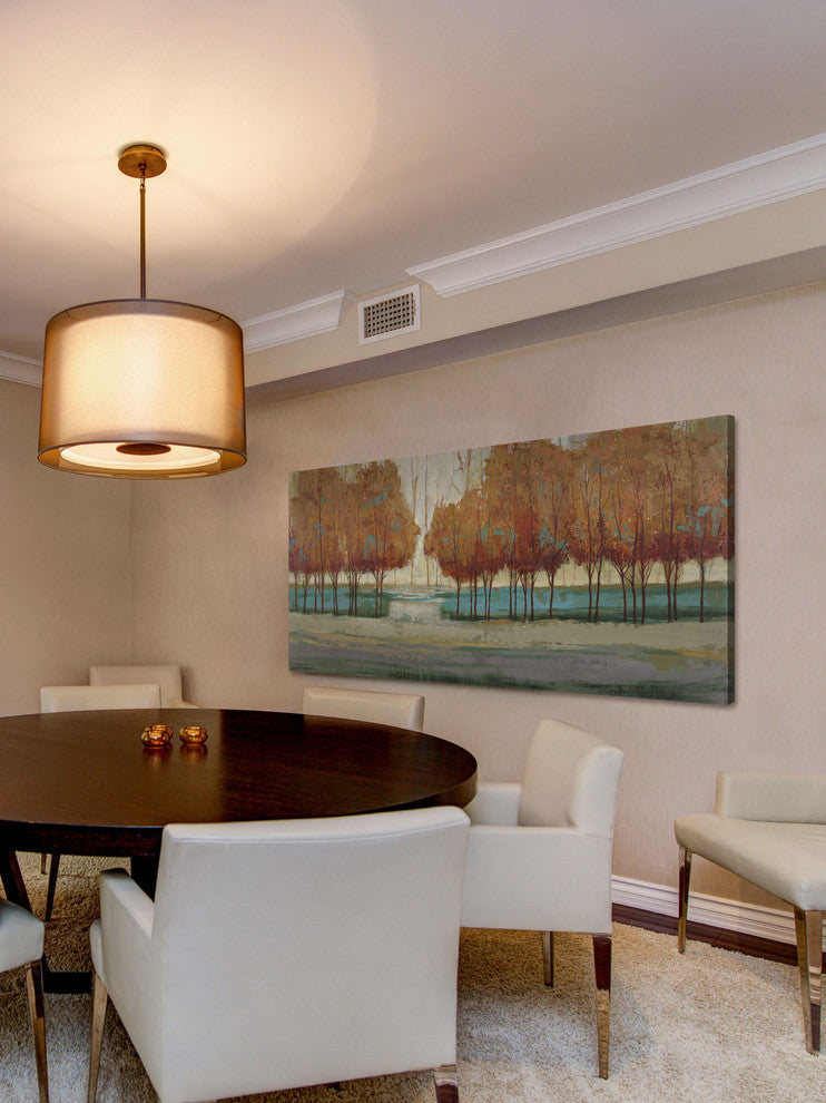 "Chestnut Branches I" Painting Print on Wrapped Canvas by Julie Joy