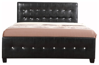 Bed, Black, Full, Queen