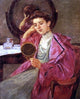 Mary Cassatt Antoinette at Her Dressing Table, 20"x25" Gallery Wrapped Canvas