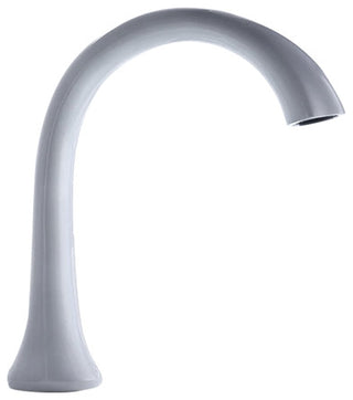 Restroom White Automatic Sensor Hands Free Faucet