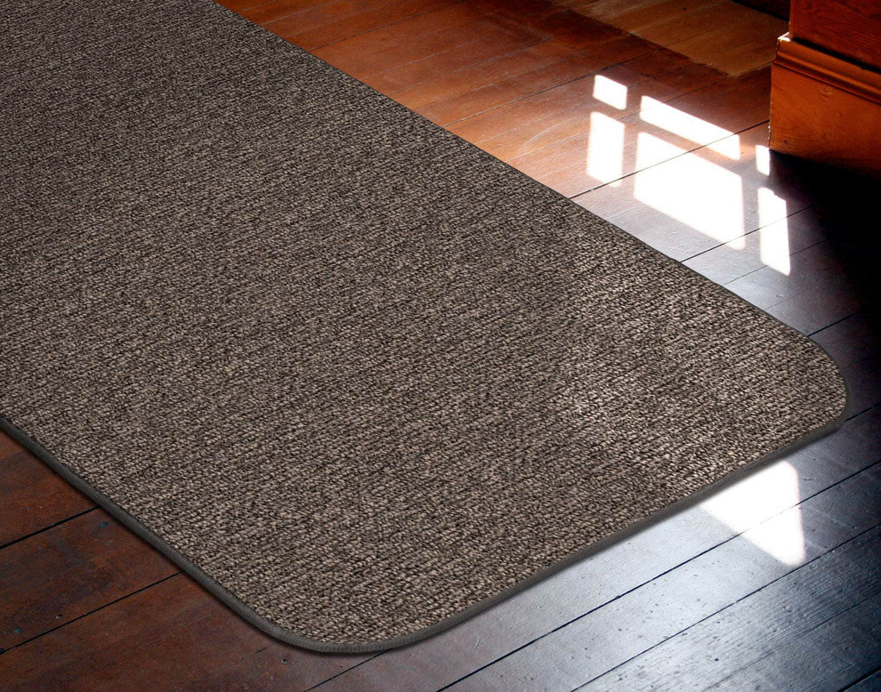 Skid-Resistant Carpet Runner Pebble Gray, 36"x24'