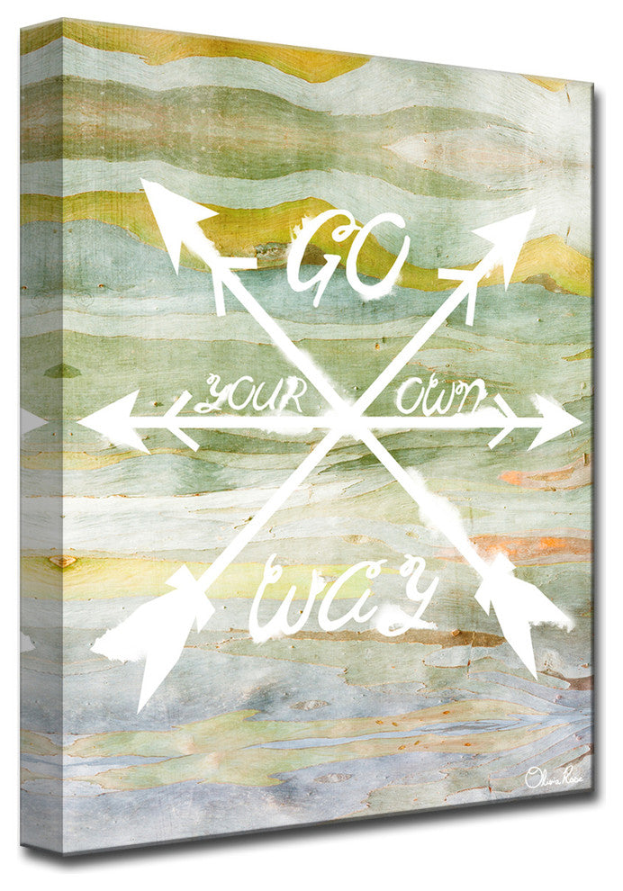 Ready2Hangart Your Way By Olivia Rose Canvas Art , 16" Hx12" W