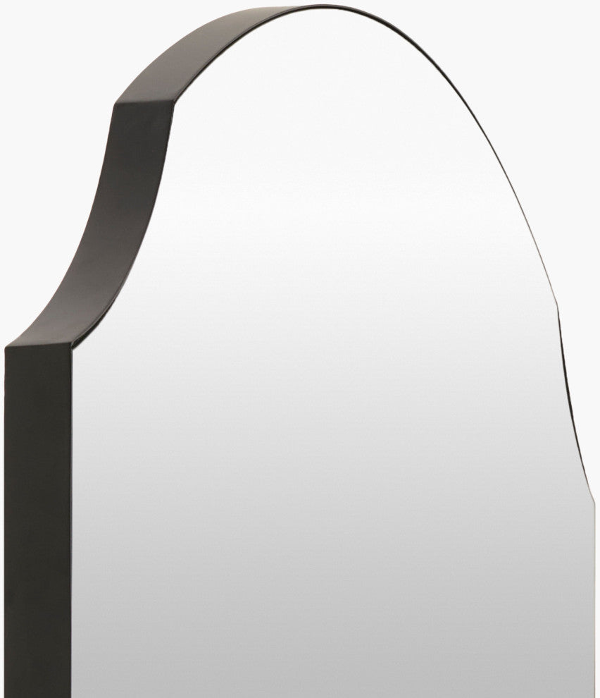 Galey Alix x Livabliss Landon GALA-1001 Mantel Mirror, Black, 38"H x 52"W x 2"D