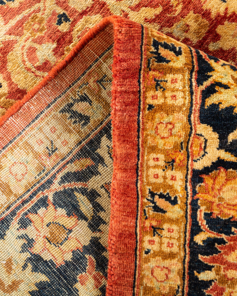 Mogul, One-of-a-Kind Hand-Knotted Area Rug  - Orange, 6' 1" x 8' 10"