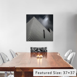 "Line Enchantment" by Gilbert Claes, 12x12x1.5