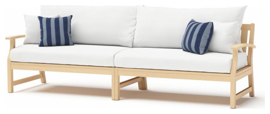 Kooper 6 Piece Sunbrella Outdoor Patio Sectional, Centered Ink