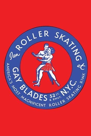 Gay Blades Roller Skating Nyc- Canvas Poster 20" x 30"