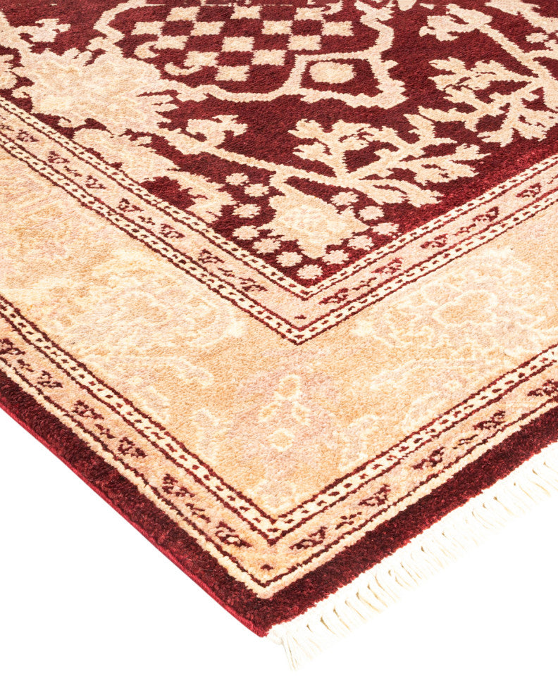 Sevda One-of-a-Kind Hand-Knotted Area Rug Red, 3'3"x5'1"