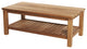 Teak Coffee Table with Shelf Jay - Rectangular 48 x 24" (120 x 60 cm)