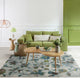 Stella Teal Reflections Rug, 7'10"x10'10"