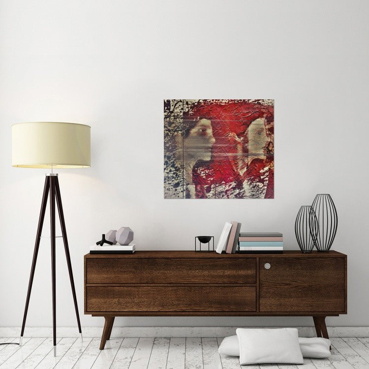 "Shadows (splitting)" Stretched Canvas Giclee by Dalibor Davidovic, 36x32"