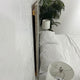 Solid Wood Headboard with Smooth Natural Wood Grain, Wall Mounted, Farmhouse, Graywash, King