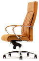 Forbes Modern Fully Reclining Adjustable Executive Chair Tan Top Grain Leather