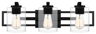 Quoizel LANS8624 Lansdowne 3 Light 24"W Bathroom Vanity Light - Matte Black