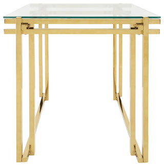 Metal 24" Side Table, Gold