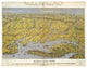 "Virginia, Maryland Delaware and District of Columbia, 1861" Paper Art, 42"x32"