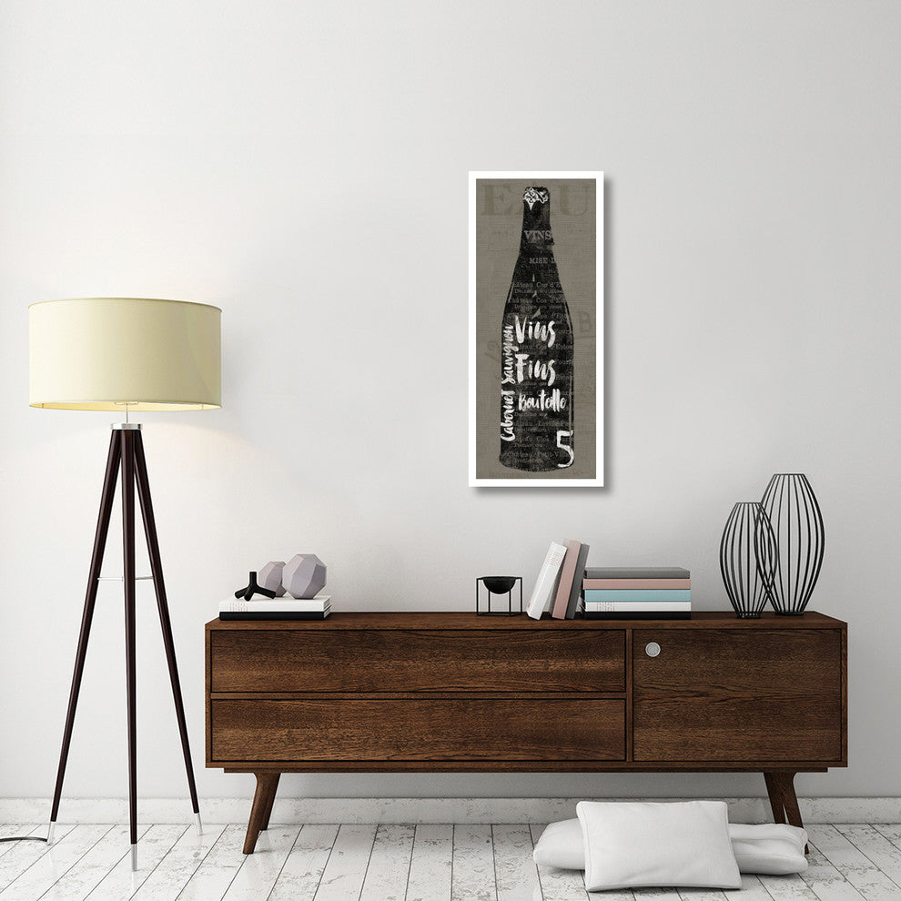 "Linen Wine II" Digital Paper Print by Sue Schlabach, 18"x42"