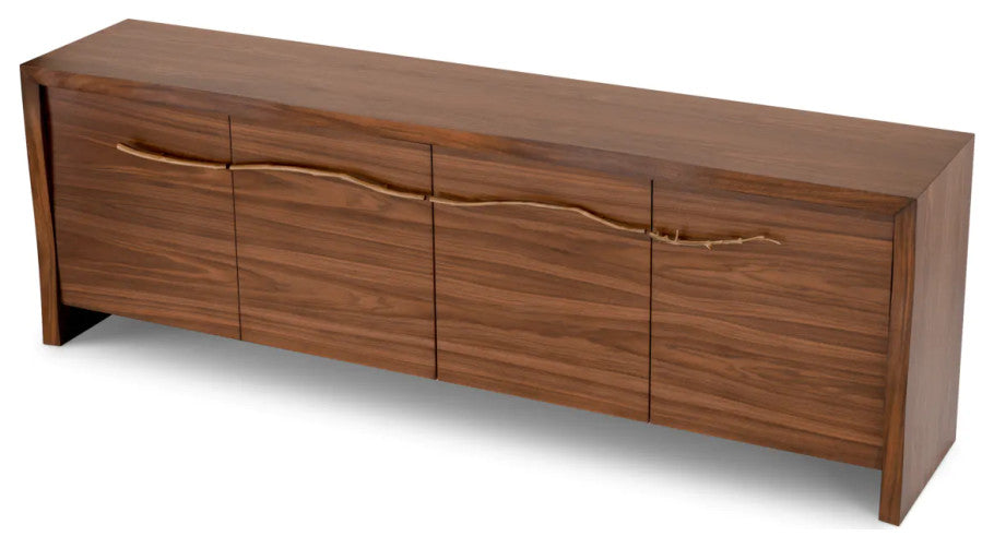 Walnut Veneer 4-Door Dresser, Eichholtz Charford