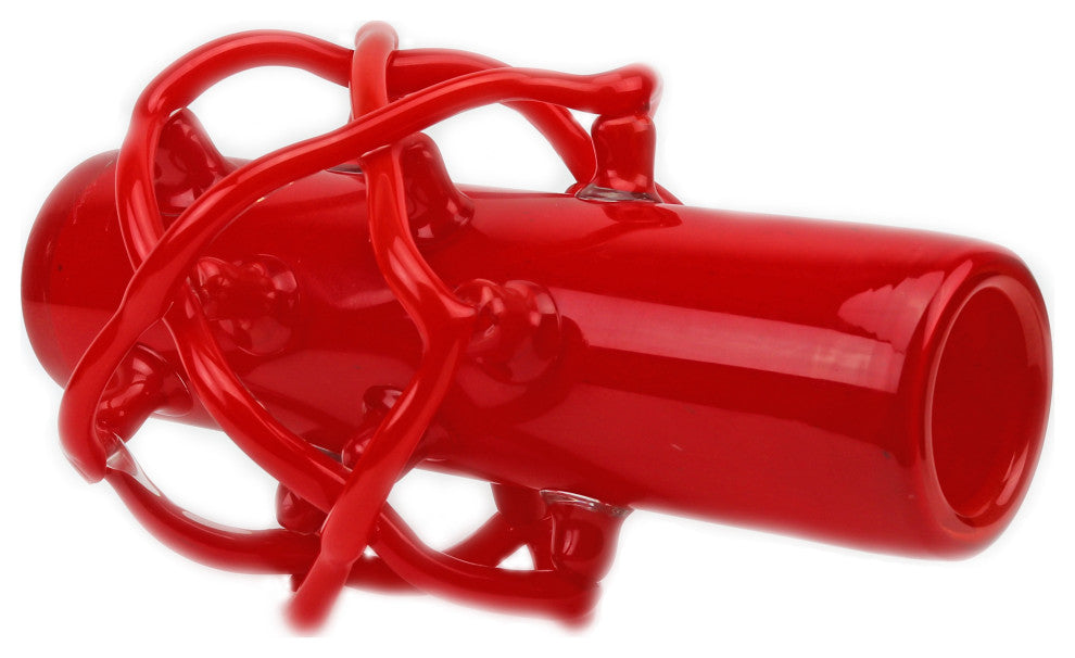 Saturn Vase Red