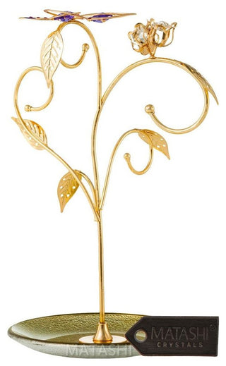 24k Gold Plated Jewelry Stand
