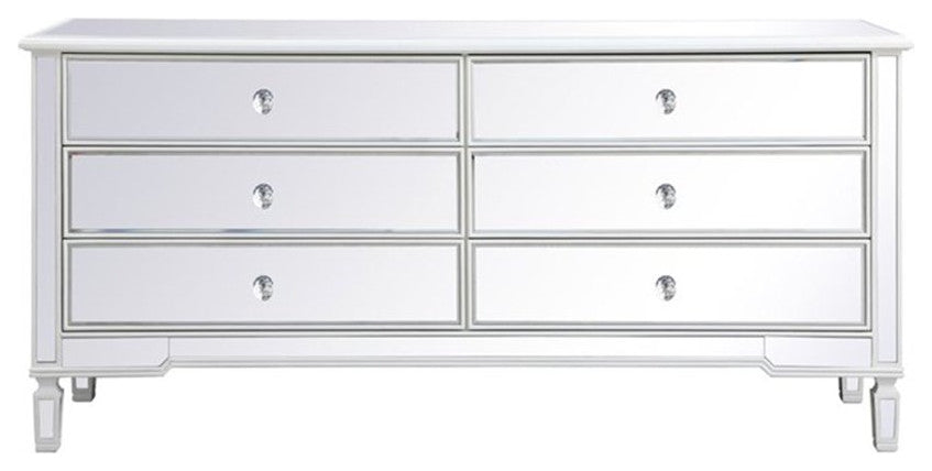 Elegant Decor Contempo Chest Antique White
