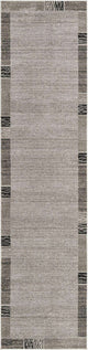 Rug Unique Loom Del Mar Light Gray Runner 2' 7 x 10' 0