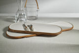 Petrolina Large Mango Wood Oval Serving Tray / Platter