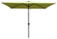 9' Outdoor Patio Market Umbrella With Push Button Tilt and Crank, Lime Green