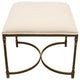 Honeyville Stool With Ivory Cushion Top