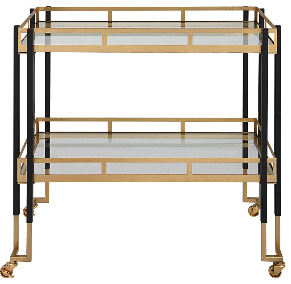 Uttermost 25229 Kentmore Modern Bar Cart