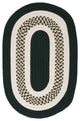Colonial Mills Flowers Bay FB62 Dark Green Indoor/Outdoor Area Rug, Oval 12'x15'