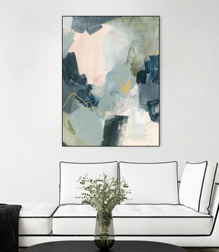 "Lago II" Framed Canvas by Giant Art 24"x32"