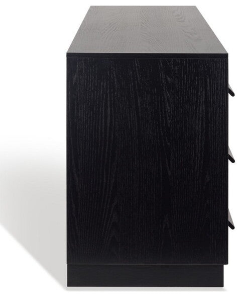 Safavieh Couture Deirdra 6 Drawer Wood Dresser Black