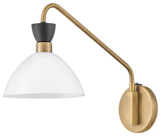 Lark Simon Medium Single Light Sconce, Black