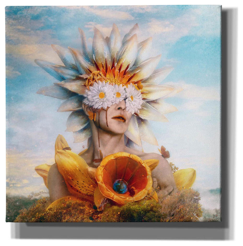 Cortesi Home "Honey" by Mario Sanchez Nevado, Giclee Canvas Wall Art, 12"x12"