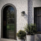 Tryon One-Light Black New Traditional Outdoor Wall Lantern, 7x7x12.62"