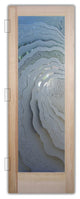 Interior Prehung Door or Interior Slab Door - Metacurl - Douglas Fir (stain...