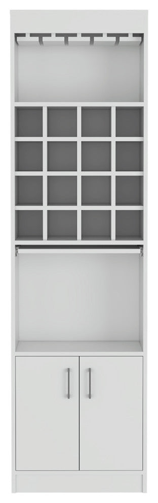 Illinois Bar Cabinet, White