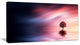 "Astonishing Lonely Tree With Birds" Extra Large Wall Art Landscape, 40"x20"