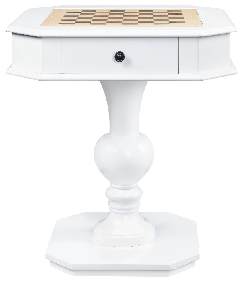 ACME Galini Game Table, White