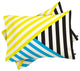 Deny Designs Three Of The Possessed Wave Tricolour Pillow Shams, Queen