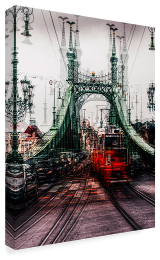 Carmine Chiriaco 'On The Tram' Canvas Art, 24"x18"